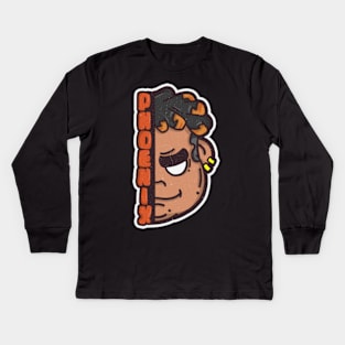 CHUNKIECHEEKS PHOENIX Kids Long Sleeve T-Shirt